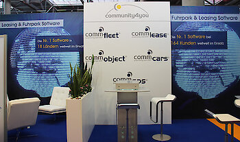 comm.fleet, comm.lease und comm.cars - ein starkes Trio auf dem bfp Fuhrpark-FORUM 2015